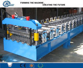 gewellte Deckungs-Rolle des Hydraulikmotor-3kw Metall, die Maschine durch automatisches Kontrollsystem bildet