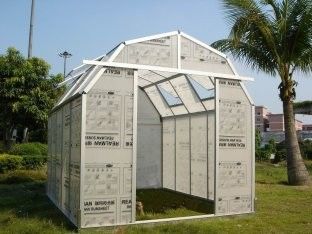 10 MM UV TWIN-WALL KLEINE HOBBY POLYCARBONAT SCHEUNE GEWÄCHSHAUS 8' X 08 GH0808