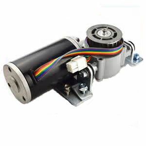 Selbsttürausrüstungsmotortür-Öffner motorr 24VDC 65W 4200RPM graues beschichtendes IP44
