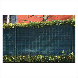 Dunkelgrünes HDPE materielles Zaun-Netz, Garten-Balkon-Schatten-Filetarbeit