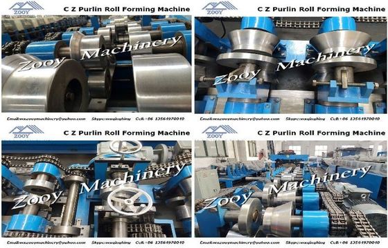 Dia-Führer bewegliche lineare Guider-Rolle, die Maschine für Purlins C Z bildet