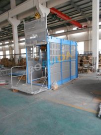 Einzelne/Zahnstangentrieb-Hebemaschinen des Doppelt-Auto-1000kg für Baumaterial