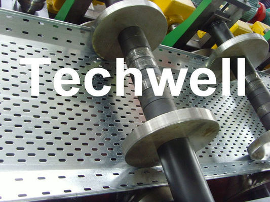 Feuerverzinkungs-Stahlstreifen-Kabel-Profil, Kabel-Behälter-Rolle, die Maschine TW-CBT300 bildet