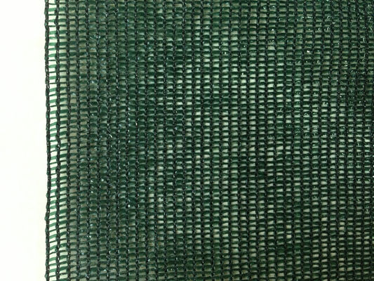 Dunkelgrüne HDPE-Garten-Schatten-Filetarbeit, 100% Schatten-Raten-Gewohnheit
