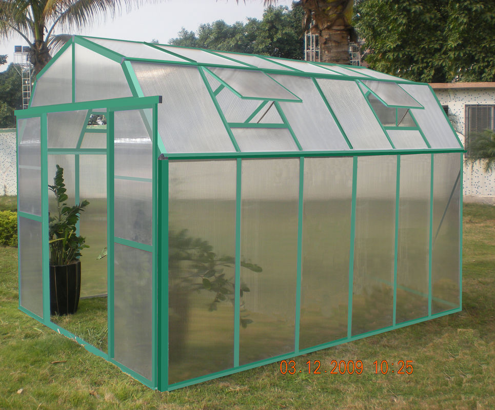 GÜNSTIGE KLEINE GRÖßE 10 MM UV TWIN-WALL HOBBY GEWÄCHSHAUS POLYCARBONAT SCHEUNE 8 &quot;X 12' GH0812